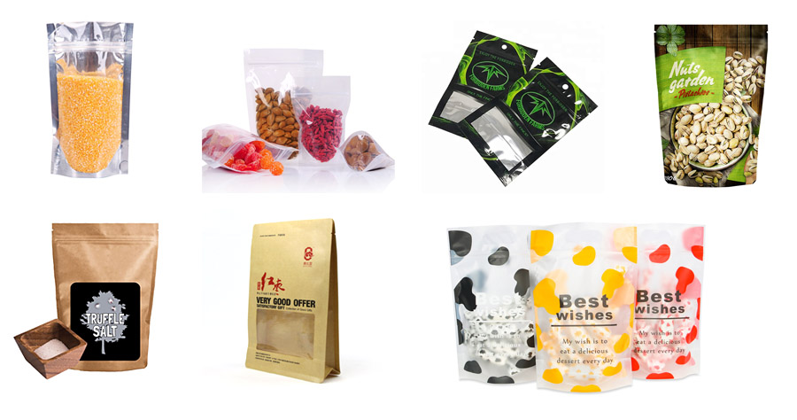 Dry Fruit Cookie Food Stand Up Packaging Bag