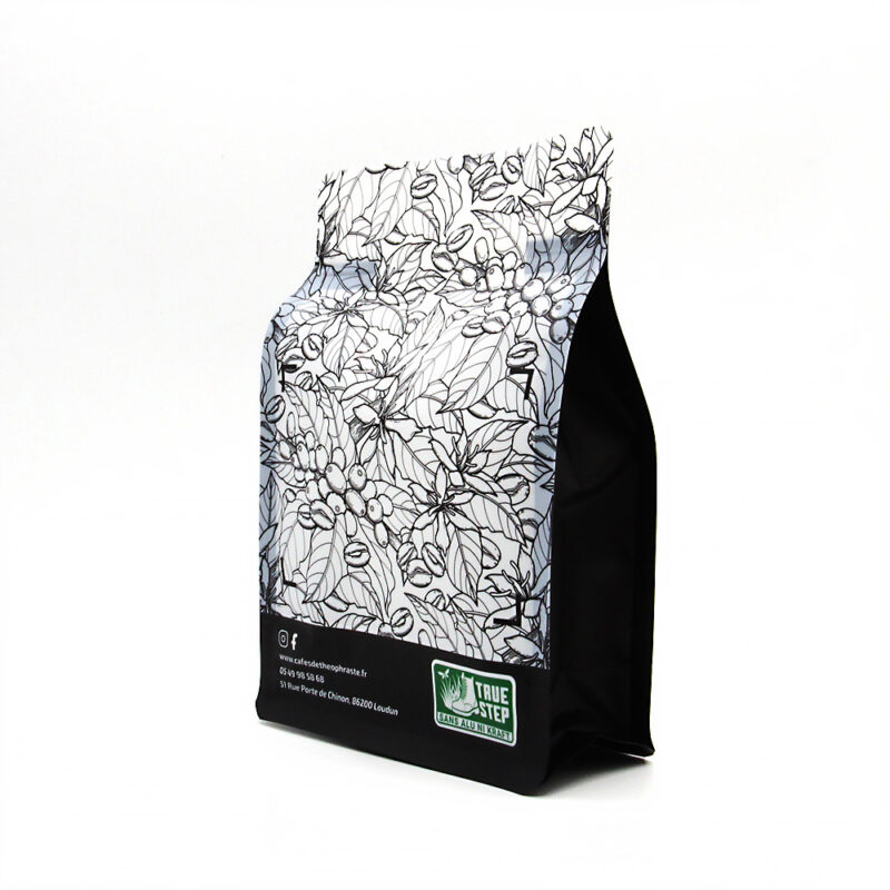 Recyclable Coffee Flat Bottom Packaging Bag