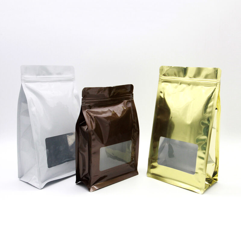 Aluminum Foil Flat Bottom Food Packaging Bag